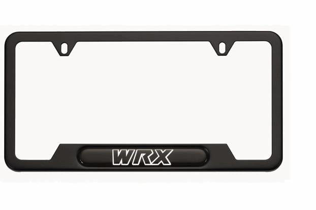 Cadre de plaque d’immatriculation (WRX) – noir mat